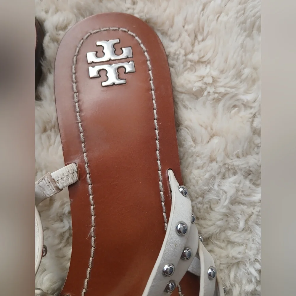 💎 Tory Burch Women's Sandals PATOS STUDS STRAPPY SANDAL